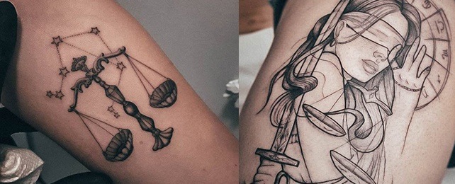 Top 100 Best Libra Tattoos For Women – Balanced Scale Design Ideas