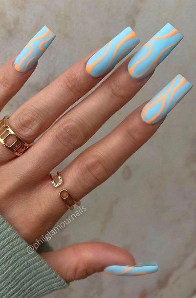 Light Blueic Womens Light Blue Nail Designs