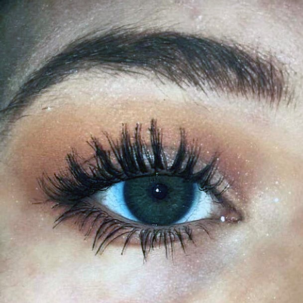 Light Brown And Orange Eyeshadow Women