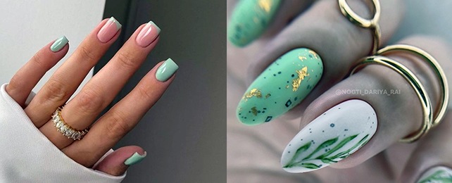 Top 100 Best Light Green Nails For Women – Nature Fingernail Ideas