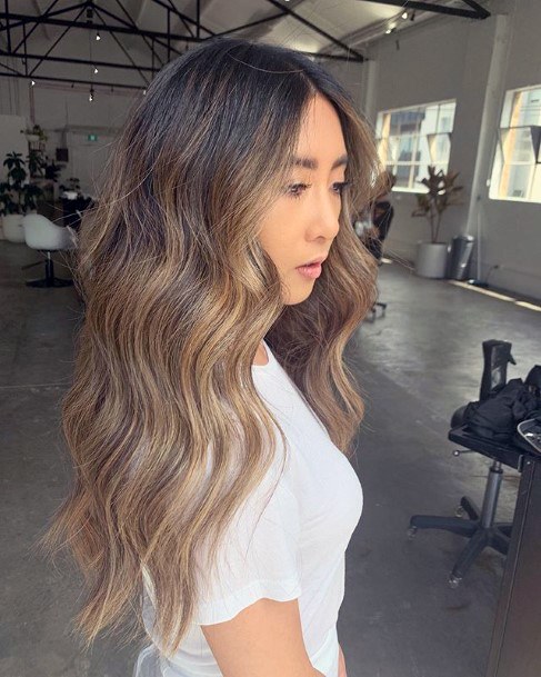 Light Hair Balayage Hairstyle