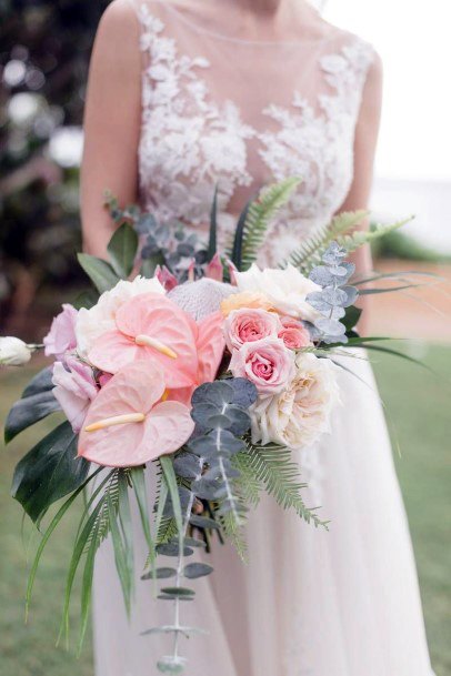 Light Orange Blush Wedding Flowers