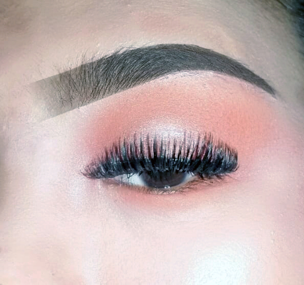 Light Pink Eyeshadow Women