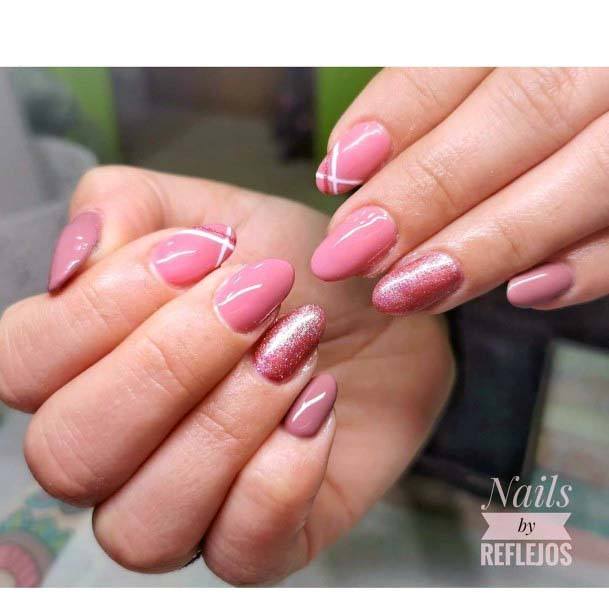 Light Pink Pretty Nail Art