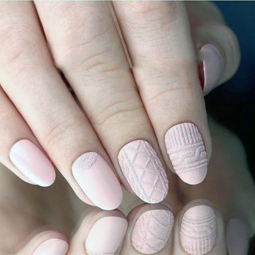 Light Pink Sugar Nails For Women