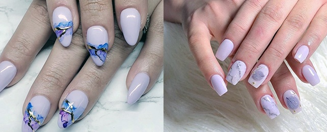 Top 60 Best Light Purple Nails for Women – Lavender Design Ideas