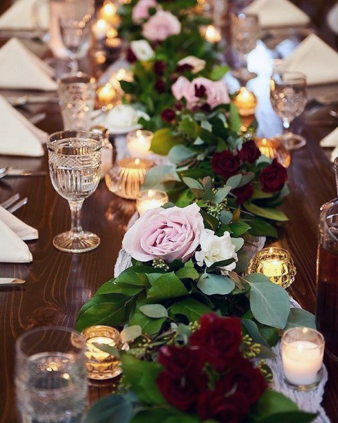 Light Purple Rose Christmas Wedding Flowers