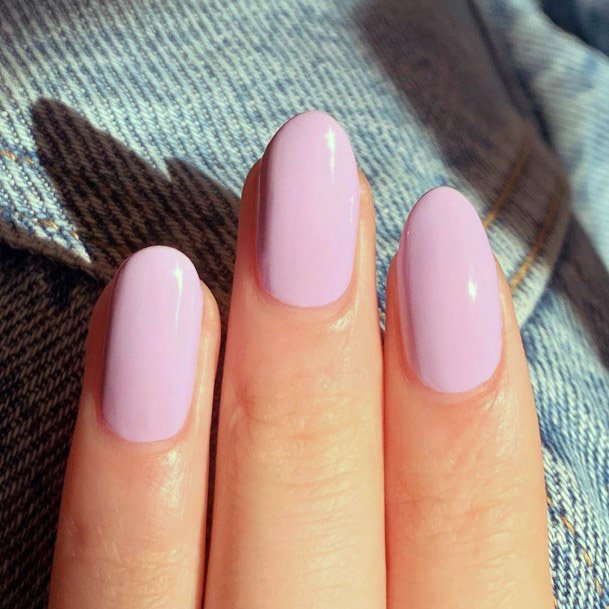 Light Purple Spring Nails Women