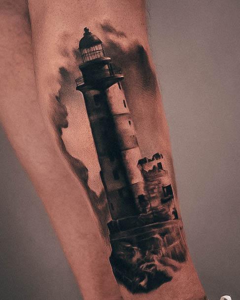 Lighthouse Tattoos For Girls