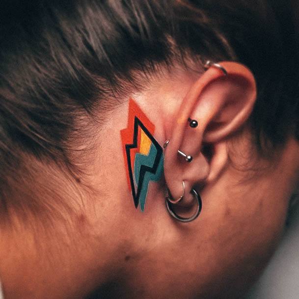 Lightning Bolt Tattoo Designs For Women