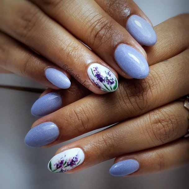 Lilac Girls Nail Ideas