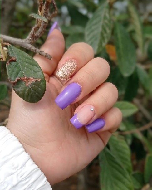 Lilac Nail For Ladies