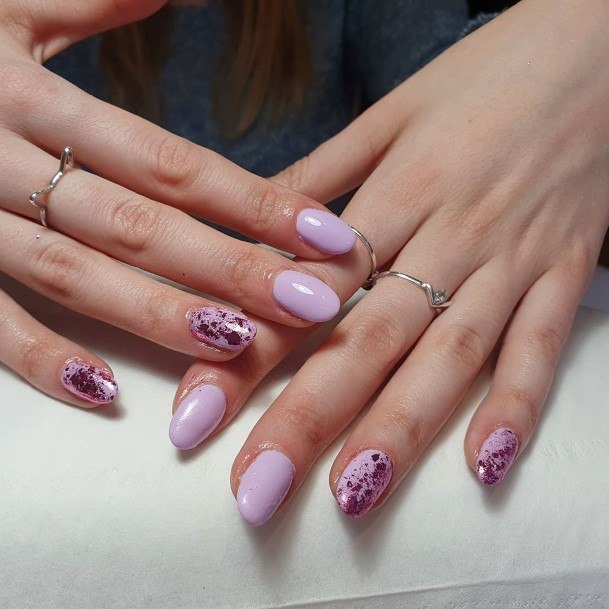 Lilac Womens Nail Designs