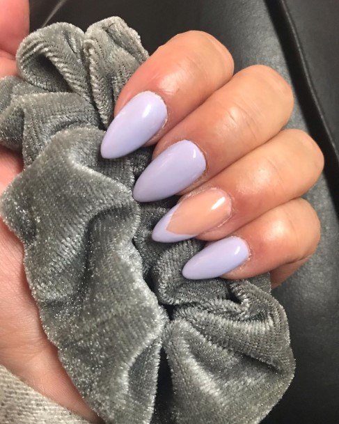 Lilac Womens Nail Ideas