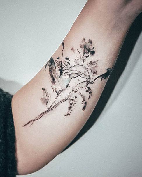 Lily Tattoo For Ladies