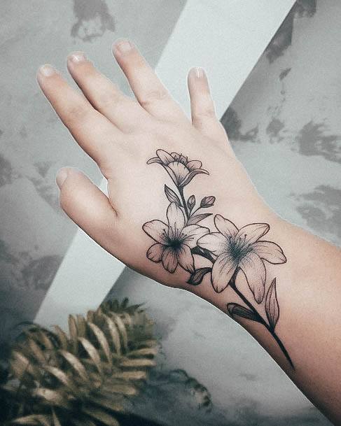 Lily Womens Tattoo Designs