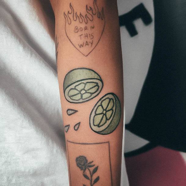 Lime Tattoo Design Inspiration For Women