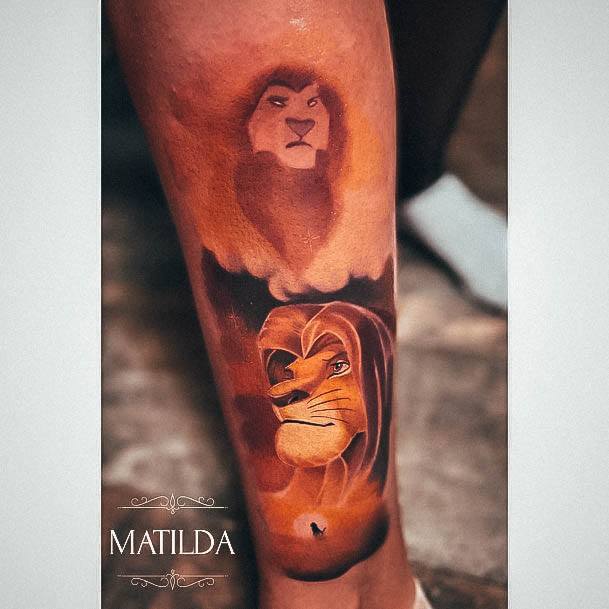 Lion King Girls Tattoo Ideas