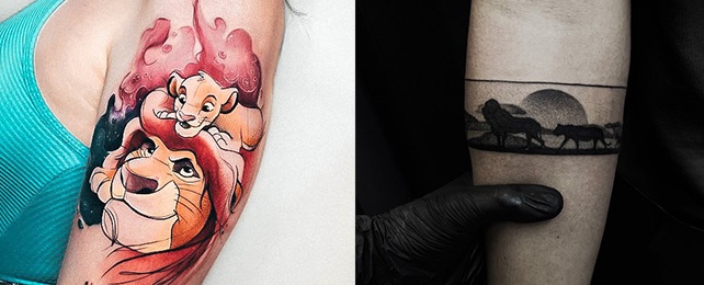 Top 100 Best Lion King Tattoo Ideas For Women – Disney Designs