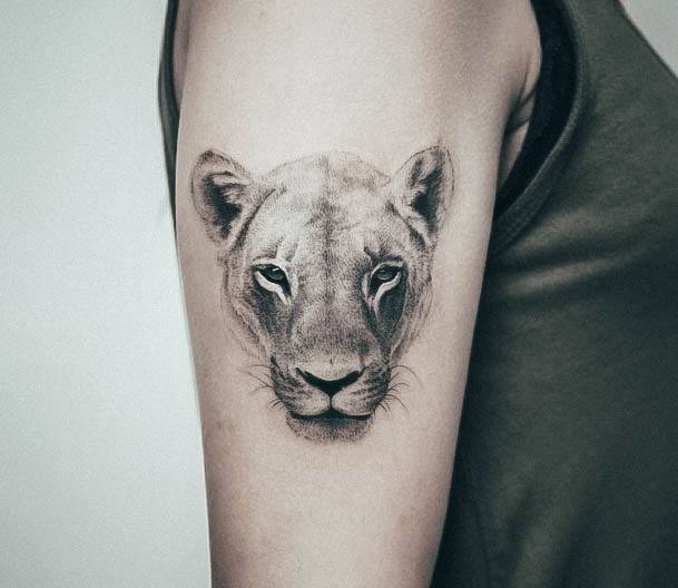 Lioness Tattoo Design Inspiration For Women