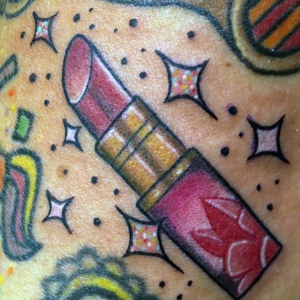 Lipstick Tattoos For Girls