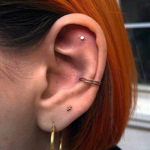 Lobe Conch Orbital Ear Pretty Piercings Design For Girls