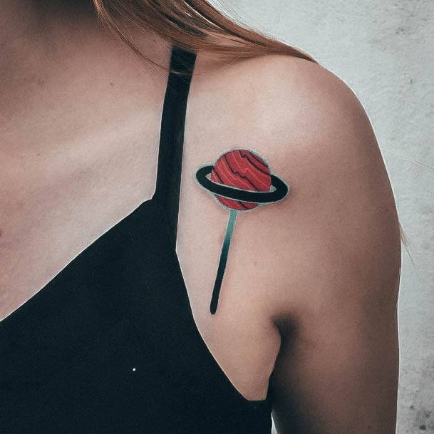 Lollipop Tattoo Design Inspiration For Women