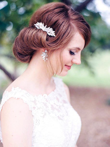 Long Black Hair With Medium Curls And Bow Tie Pull Back