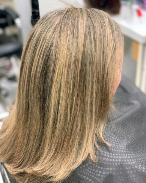 Long Blonde Highlights Youthful Hairstyles Over 50