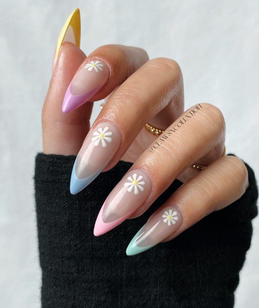 Long French Womens Nails