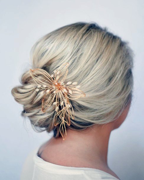 Loose Flower Inspiration French Twist For Women