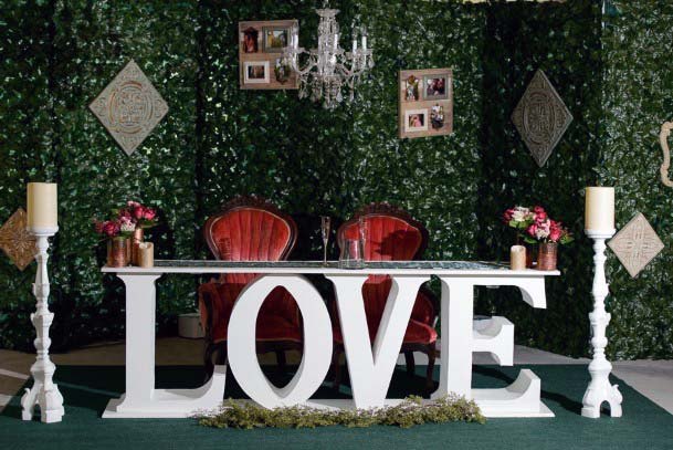 Love Wedding Head Table Decor