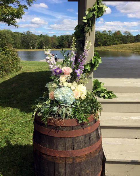 Lovely Arrangement Of Flowers Summer Wedding