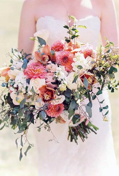 Lovely August Wedding Flowers