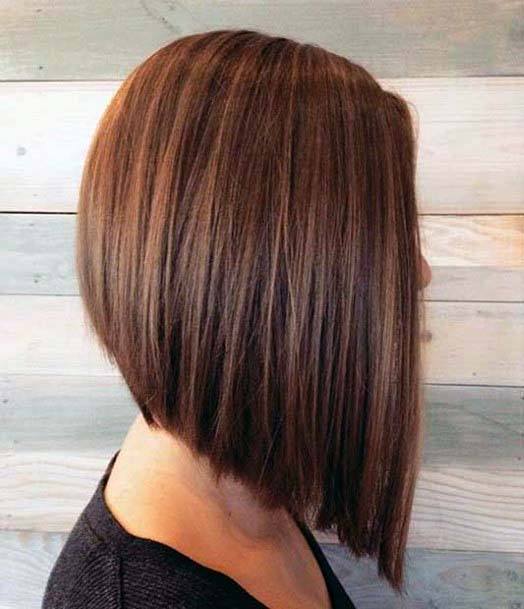 Lovely Beautiful Nice Straight Rounded Hairstyle Ideas Pretty Stylish Woman