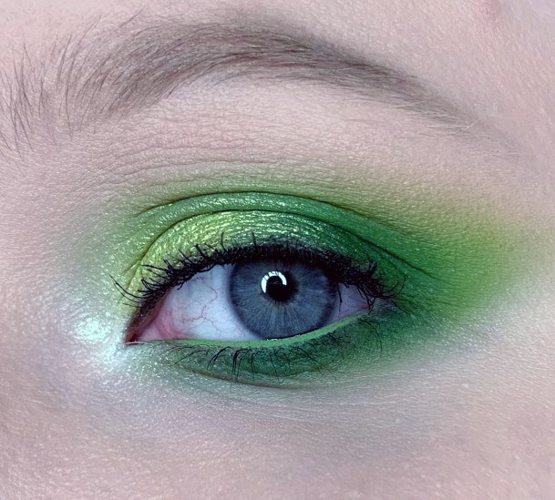 Lovely Dark Green Eyeshadow Women