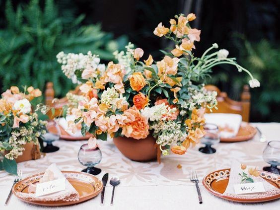 Lovely Flowers Mexican Wedding Decorations