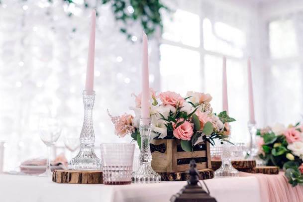 Lovely Pink Rose Flowers Wedding