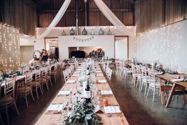 Lovely Rustic Barn October Wedding Indoor Ideas