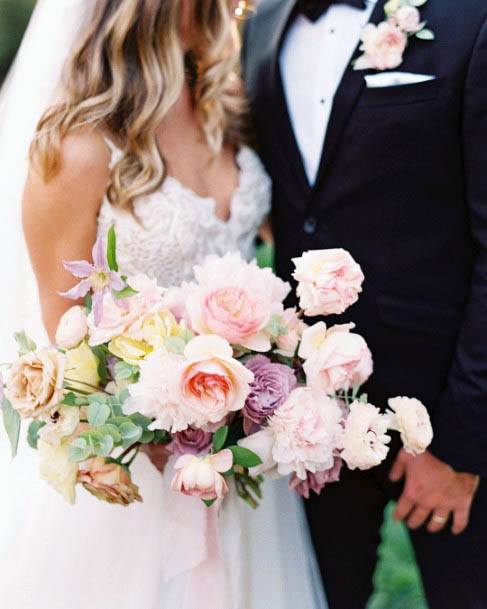 Lovely Spring Flowers White Wedding