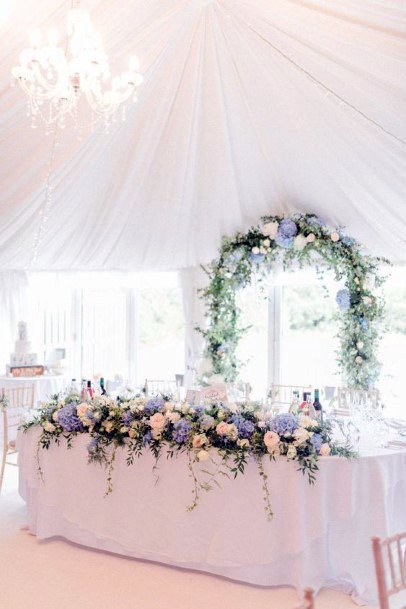 Lovely Table Decor Hydrangea Wedding Flowers