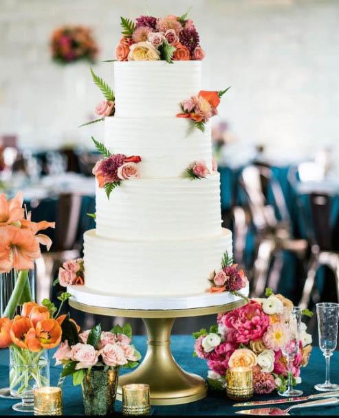 Lovely Wedding Cake Flowers