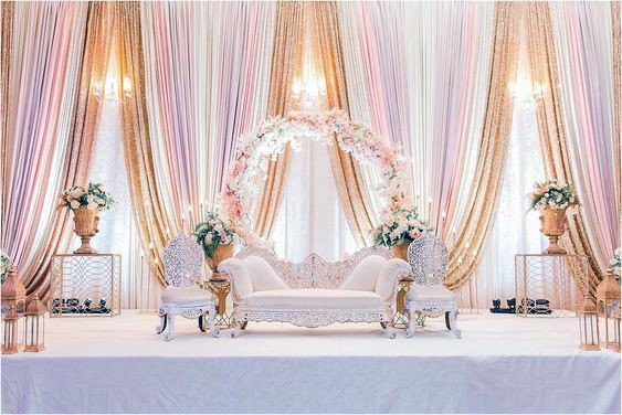 Lovely Wedding Stage Decorations