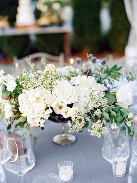 Lovely White Wedding Flowers