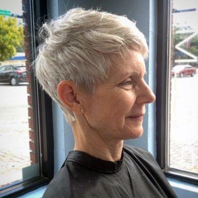 Low Maintenance Pixie Short Hairstyles For Older Women