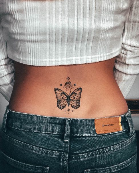 Lower Back Tattoo Design Inspiration For Women