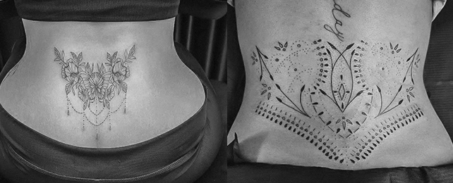 Top 100 Best Lower Back Tattoos For Women - Girl's Design Ideas