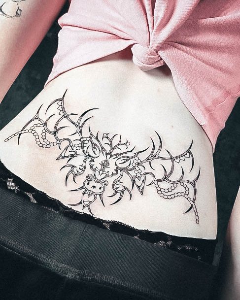 Lower Back Womens Feminine Lower Back Tattoos