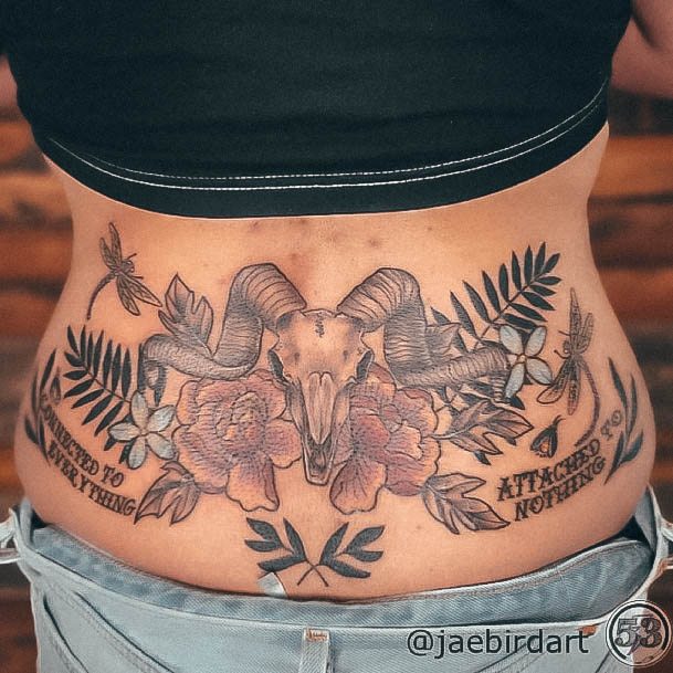 Lower Back Womens Tattoos