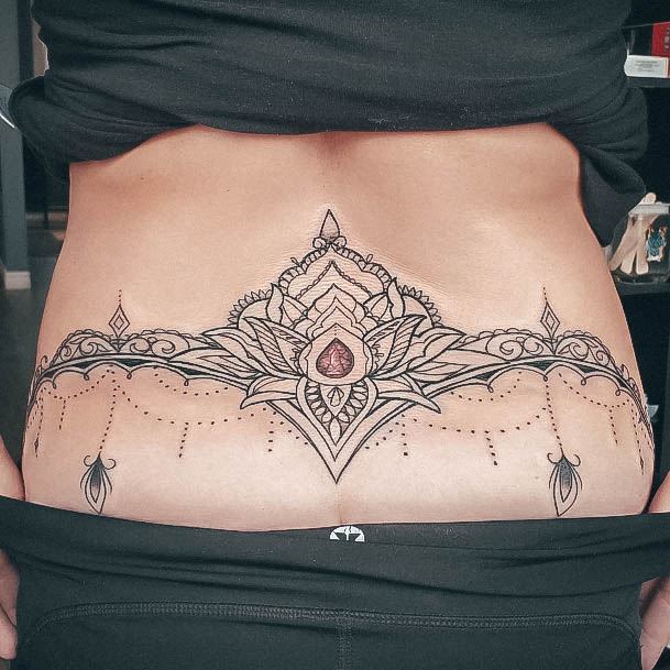 Lower Backic Womens Lower Back Tattoo Designs